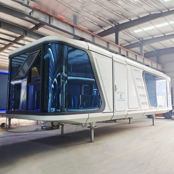 Capsule house Modern Capsule Cabin Hotel Container Home Sleep Pod Outdoor Mobile Tiny House Luxury Capsule House - Image 2