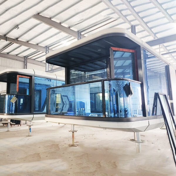 Capsule house Modern Capsule Cabin Hotel Container Home Sleep Pod Outdoor Mobile Tiny House Luxury Capsule House - Image 3