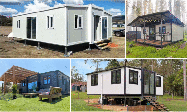 Expandable Container House 20 40 ft Prefab Mobile Tiny Home Foldable Movable Prefabricated 2 3 4 Bedroom With Terrace Sunroom - Image 4